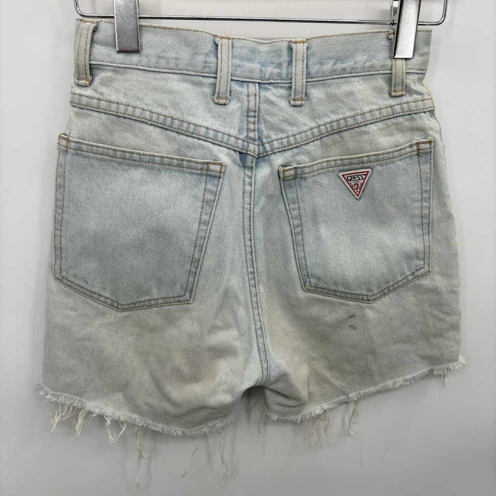 Guess Jean Shorts Womens‎ Size 26 Blue Cut Off Daisy Dukes Cotton 3"